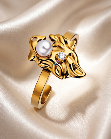 INELE PLACATE CU AUR 18K - NEL REGLABIL PLACAT CU AUR PEARL