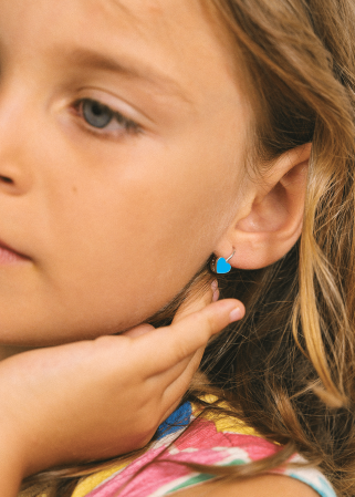 SET DIN ARGINT COPII BLUE HEART [1]