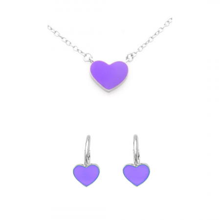 SETURI - SET DIN ARGINT COPII PURPLE HEART