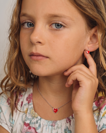 SET DIN ARGINT COPII RED HEART [1]