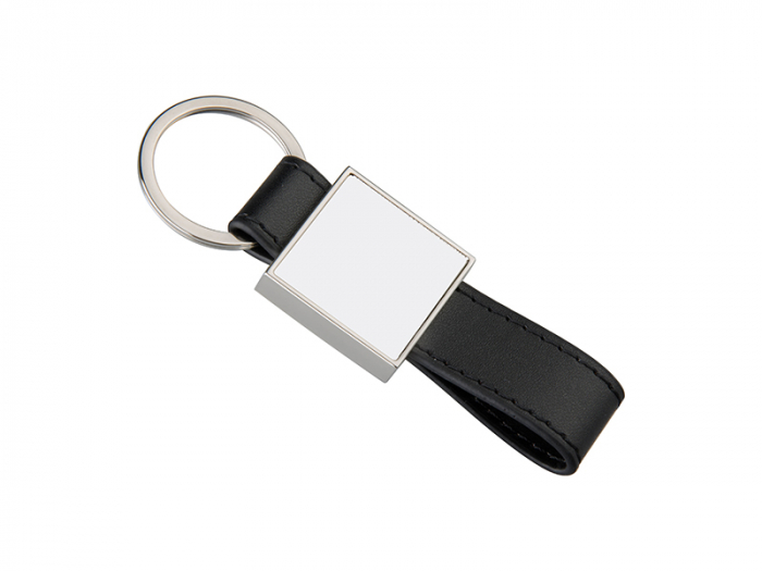 Breloc piele PU cu placuta aluminiu [3]