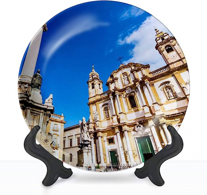 Farfurie ceramica sublimare 3D [2]