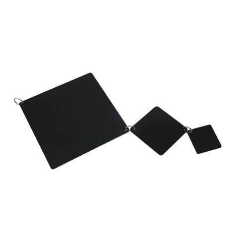 Placheta triptic de perete din lemn mdf [5]