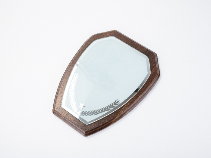 Placheta lemn trofeu + sticla [6]