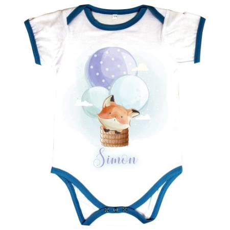 Diverse alte produse textile - Body bicolor cu maneca scurta