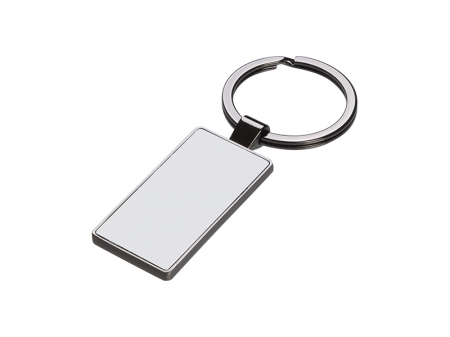 Aluminiu si inox - Breloc metalic cu 2 fete