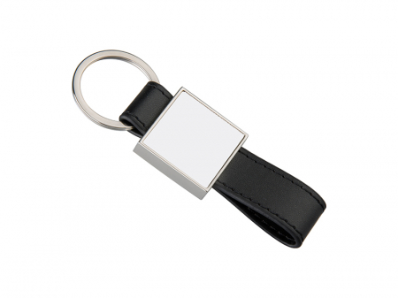 Breloc piele PU cu placuta aluminiu [2]