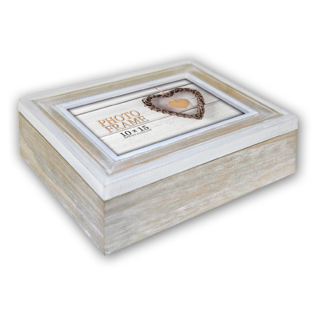 RAME SI ALBUME FOTO - Cutie ZACAPA din lemn vintage