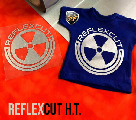 Folii termoadezive pentru cutter-plotter - Flex reflectorizant argintiu