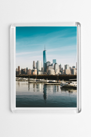 Magnet plastic cu insertie foto