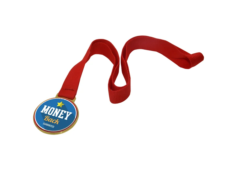 Medalii cu placuta sublimare si lanyard rosu [3]
