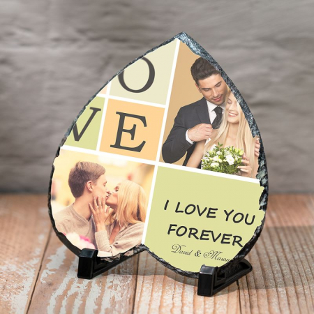 Lucioasa - Piatra naturala ardezie sublimare inimioara