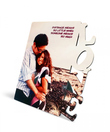 Placheta sublimare lemn MDF "Love" 15x18 cm [2]