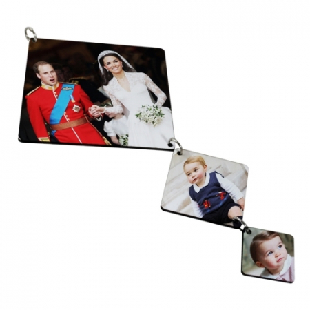 Plachete foto decorative - Placheta triptic de perete din lemn mdf
