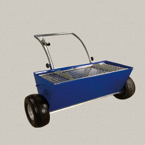 Finisare beton accesorii - Carucior imprastiat cuart Bisonte BT1005992 150 Kg