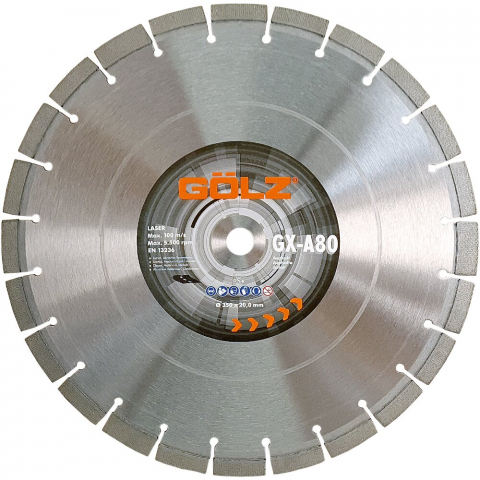 Discuri diamantate - Disc diamantat GX-A80 Golz 450 mm