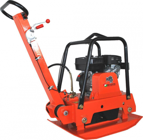 Placi compactoare reversibile - Placa reversibila PCR 160-H Bisonte, greutate 157 Kg motor Honda 5.5 CP