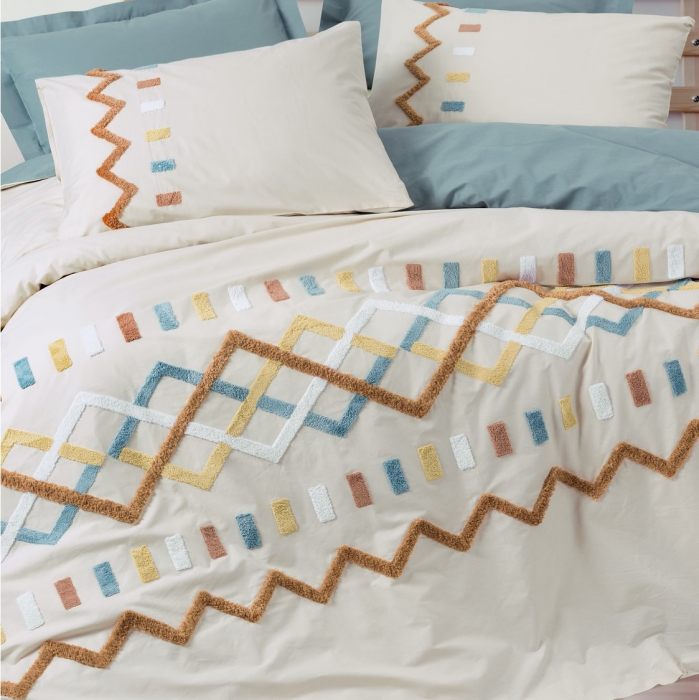 Mellow Mint - Lenjerie pat dublu, 100% Bumbac - 6 piese [2]