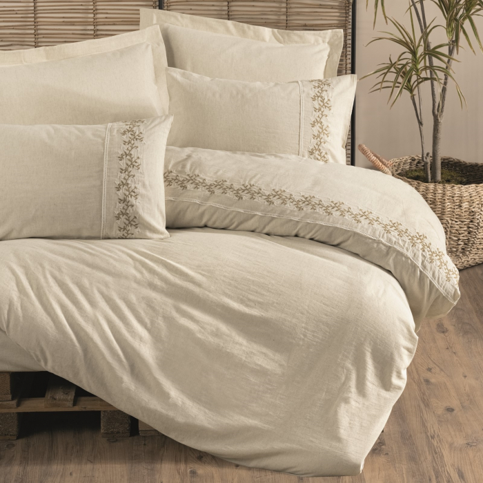 Darian - Lenjerie de pat din in și bumbac- 6 piese [3]