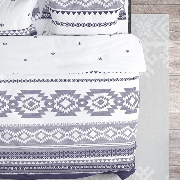 Astra - Lenjerie pat dublu, 100% Bumbac Ranforce - Motive Etnice - 4 piese [6]