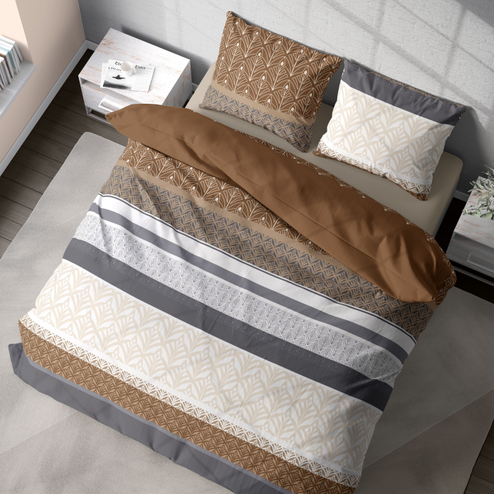 Lara - Lenjerie pat dublu, 100% Bumbac Ranforce - 4 piese [6]