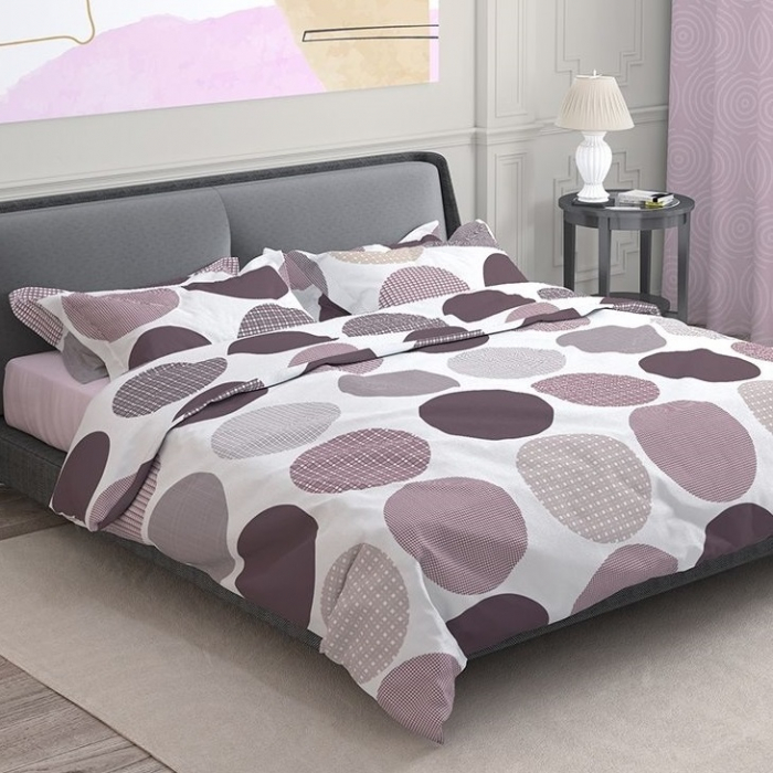 Ava - Set lenjerie pat dublu, 100% Bumbac Ranforce - 4 piese [3]