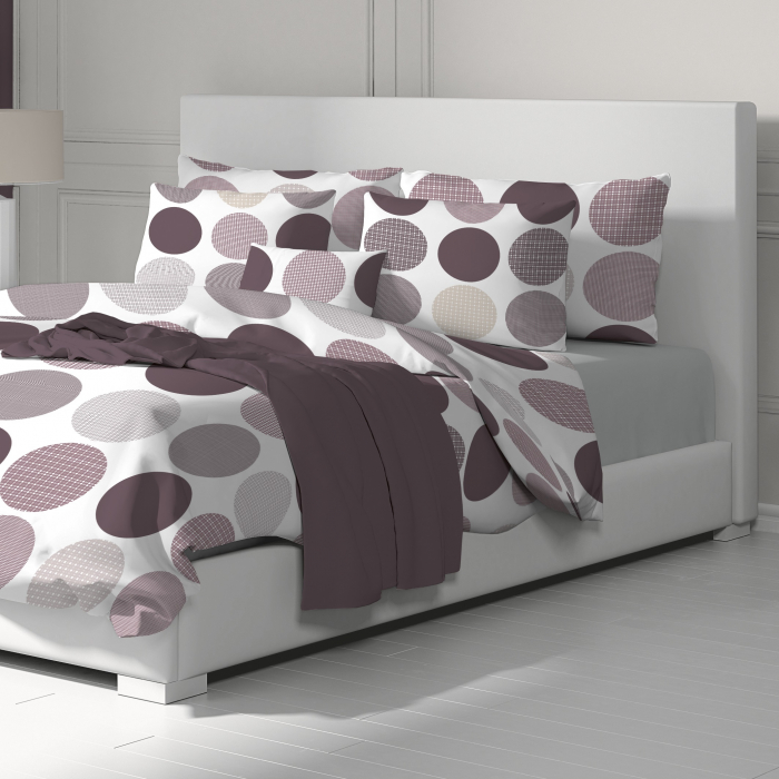 Ava - Set lenjerie pat dublu, 100% Bumbac Ranforce - 4 piese [4]