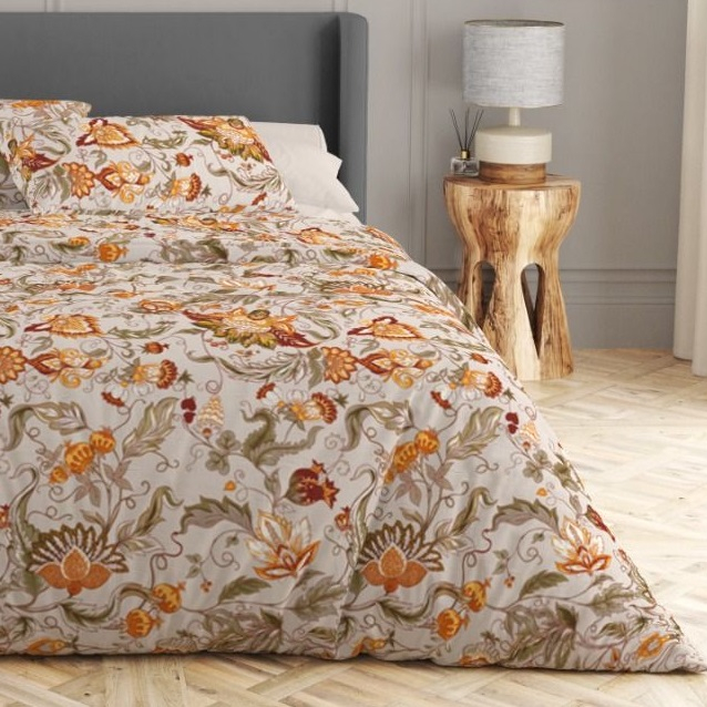 Boho - Set lenjerie pat dublu, 100% Bumbac Ranforce - 4 piese [1]