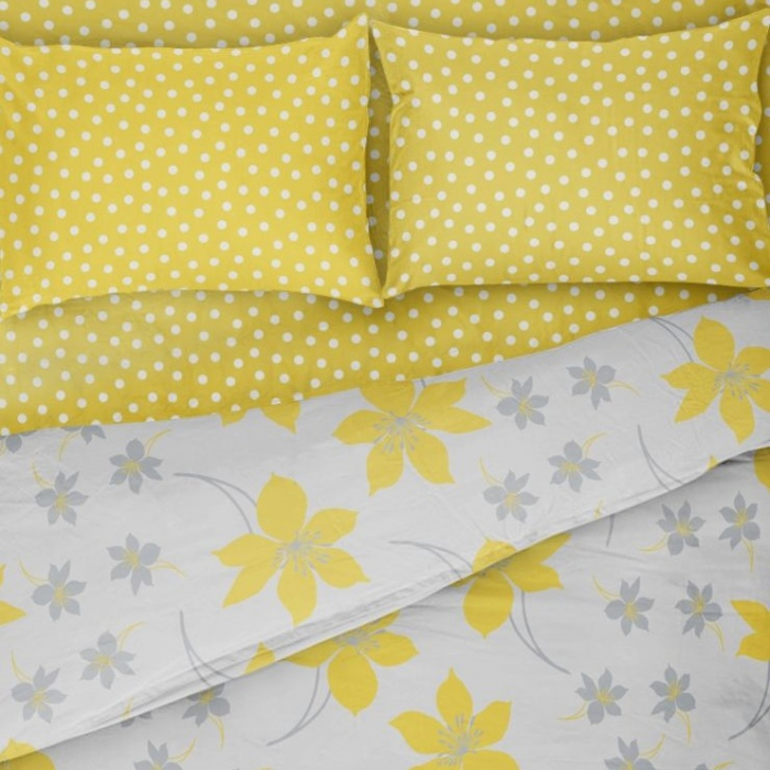 Cressida - Set lenjerie pat dublu, 100% Bumbac Ranforce - 4 piese [4]