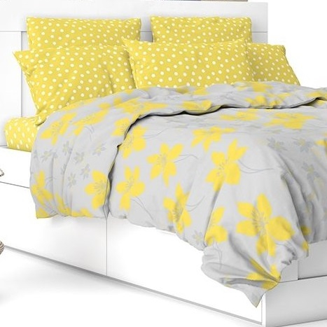 Cressida - Set lenjerie pat dublu, 100% Bumbac Ranforce - 4 piese [3]