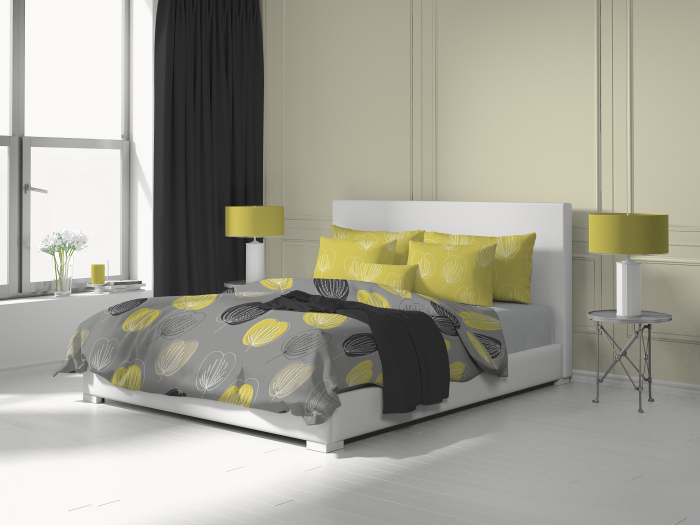 Grace - Set lenjerie pat dublu, 100% Bumbac Ranforce - 4 piese [7]