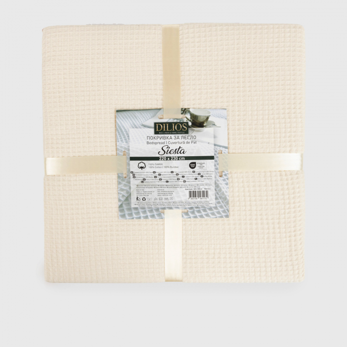 Cuvertura de pat Siesta New Ecru 100% Bumbac 220/230 cm [3]