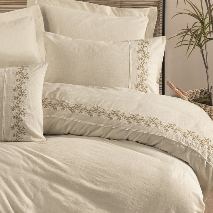 Darian - Lenjerie de pat din in și bumbac- 6 piese [1]