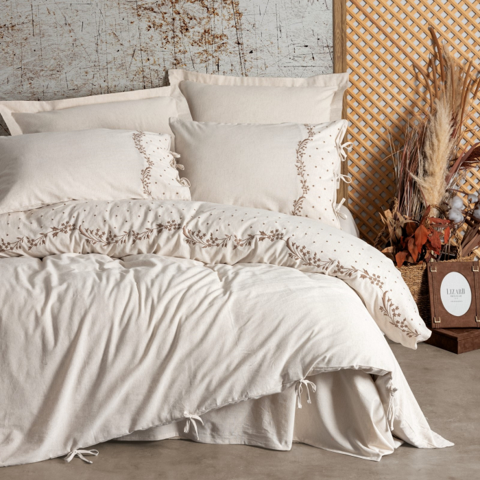 Pelias - Lenjerie de pat din in și bumbac- 6 piese [2]