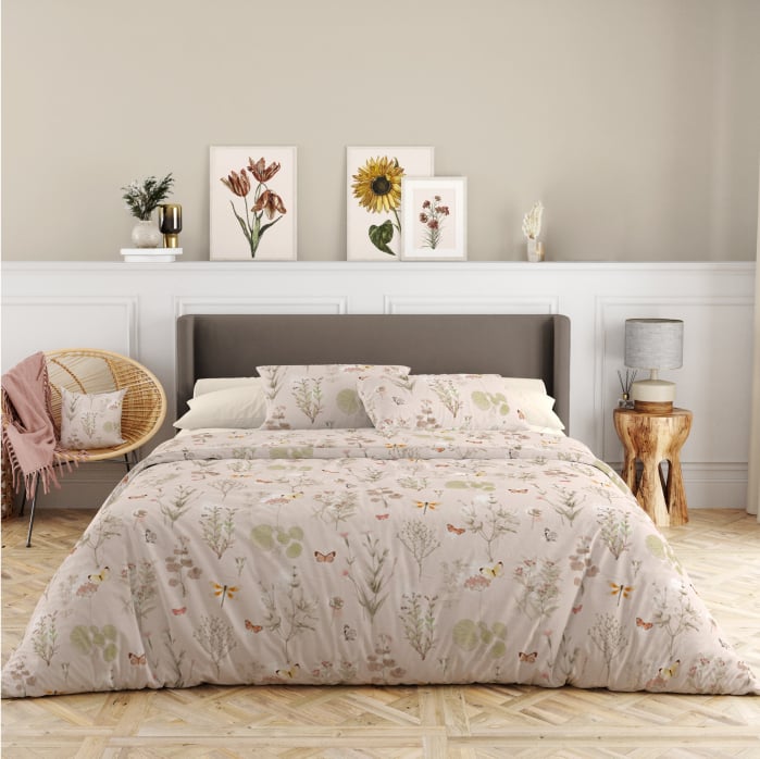 Herba - Set lenjerie pat dublu, 100% Bumbac Ranforce - 4 piese [4]