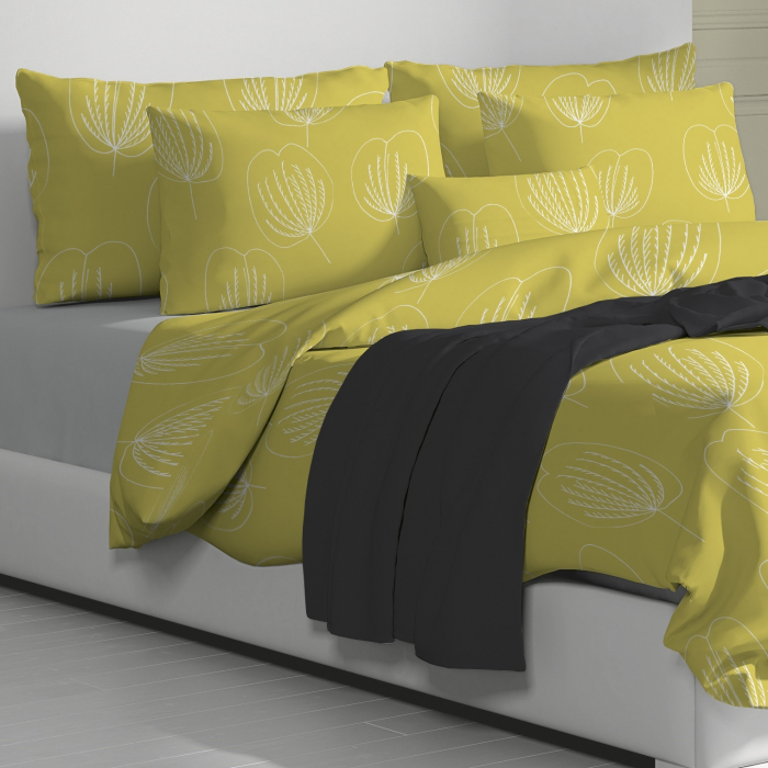 Grace Reverse - Set lenjerie pat dublu, 100% Bumbac Ranforce - 4 piese [5]