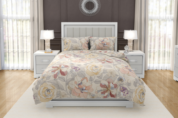 Persia - Set lenjerie pat dublu, 100% Bumbac Ranforce - 4 piese [6]