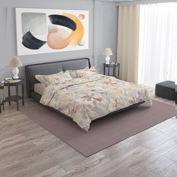 Persia - Set lenjerie pat dublu, 100% Bumbac Ranforce - 4 piese [7]