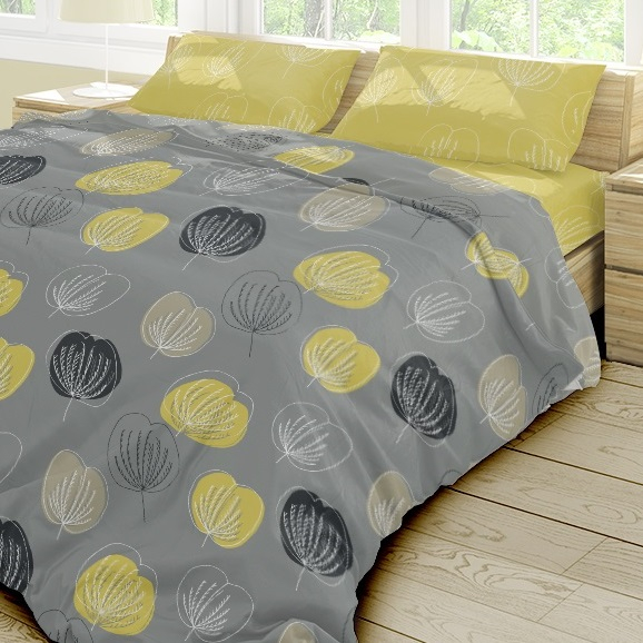 Grace - Set lenjerie pat dublu, 100% Bumbac Ranforce - 4 piese [2]