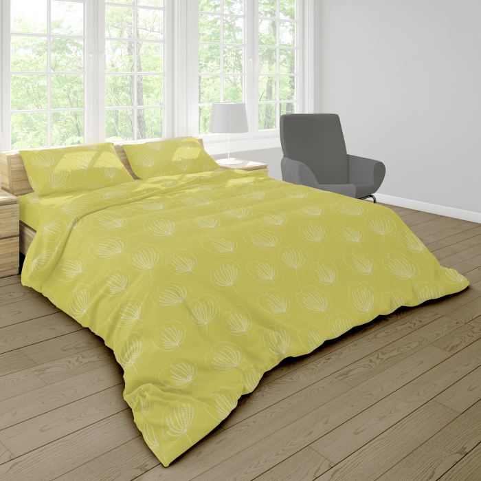 Grace Reverse - Set lenjerie pat dublu, 100% Bumbac Ranforce - 4 piese [6]