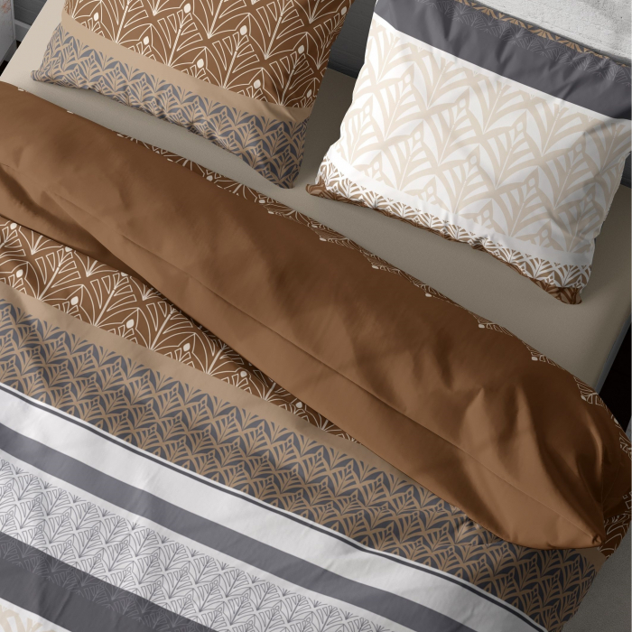 Lara - Lenjerie pat dublu, 100% Bumbac Ranforce - 4 piese [2]