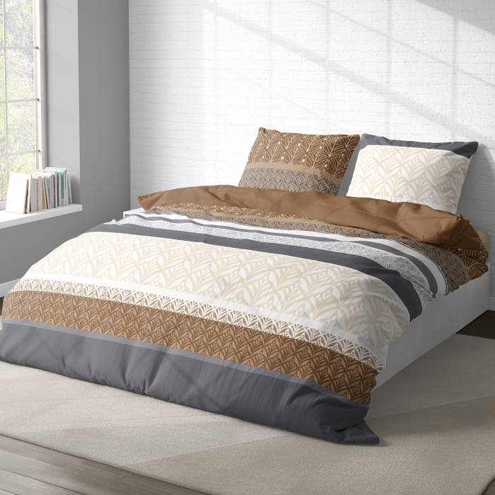 Lara - Lenjerie pat dublu, 100% Bumbac Ranforce - 4 piese [3]