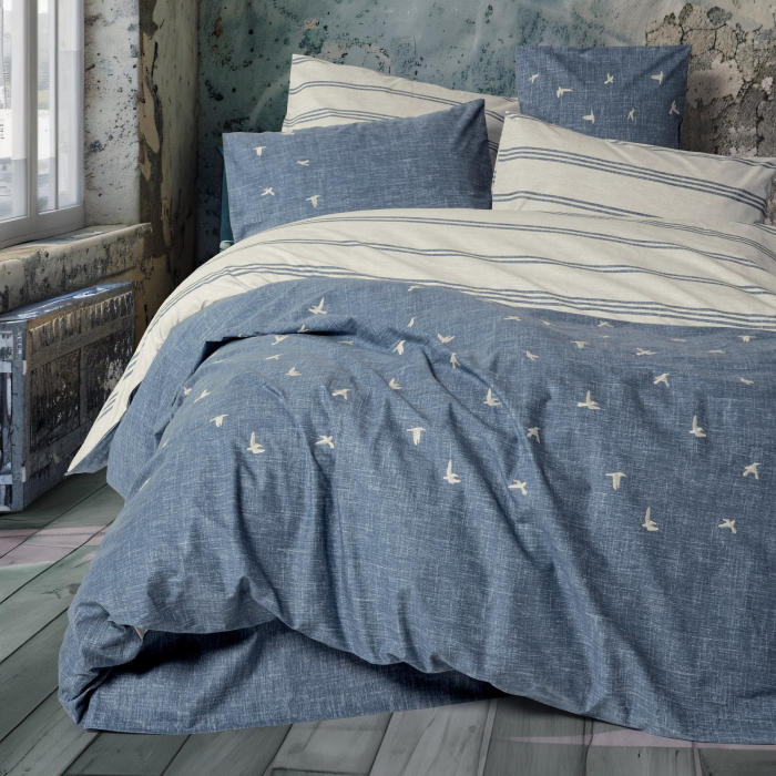 Ceria - Lenjerie pat dublu, 100% Bumbac - 6 piese [1]