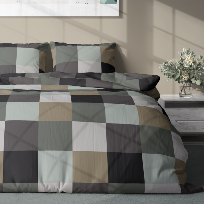 Dion - Lenjerie de pat - pat dublu - 100% Viscoza - 3 piese [1]