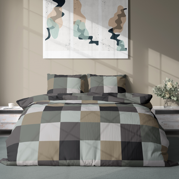 Dion - Lenjerie de pat - pat dublu - 100% Viscoza - 3 piese [2]