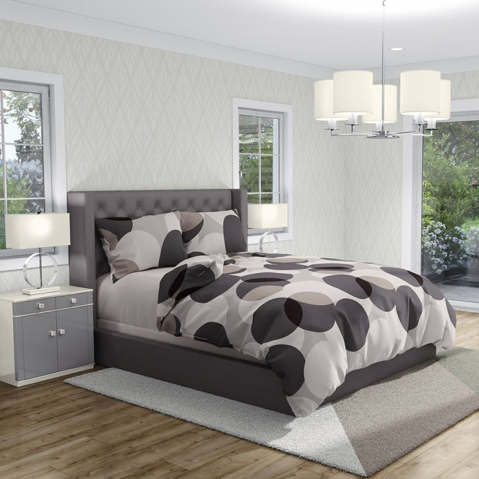 Mic Mac - Set lenjerie pat dublu, 100% Bumbac Ranforce - 4 piese [9]