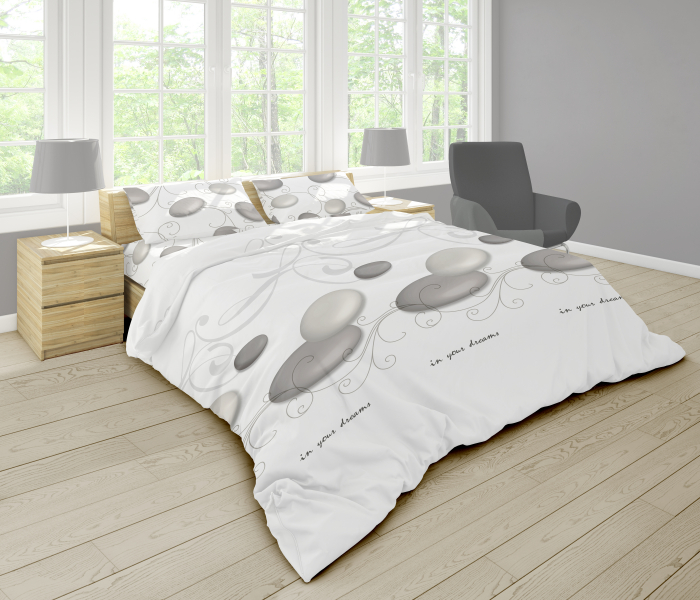 Zen - Set lenjerie pat dublu, 100% Bumbac Ranforce - 4 piese [7]