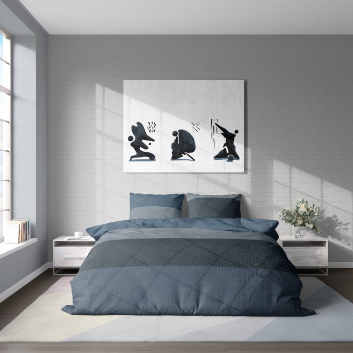 Rio - Set lenjerie pat dublu, 100% Bumbac Ranforce - 4 piese [2]