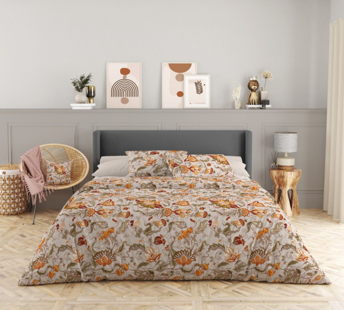 Boho - Set lenjerie pat dublu, 100% Bumbac Ranforce - 4 piese [5]