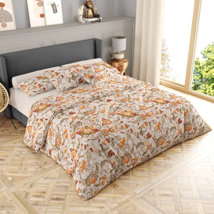 Boho - Set lenjerie pat dublu, 100% Bumbac Ranforce - 4 piese [3]